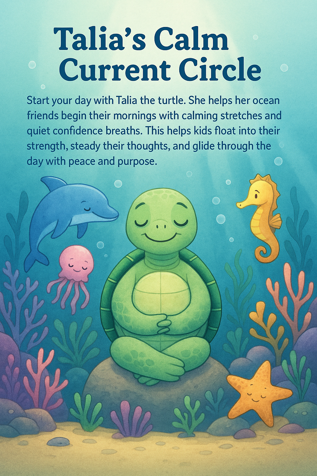 Talia’s Calm Current Circle: A Morning Underwater&nbsp;Journey