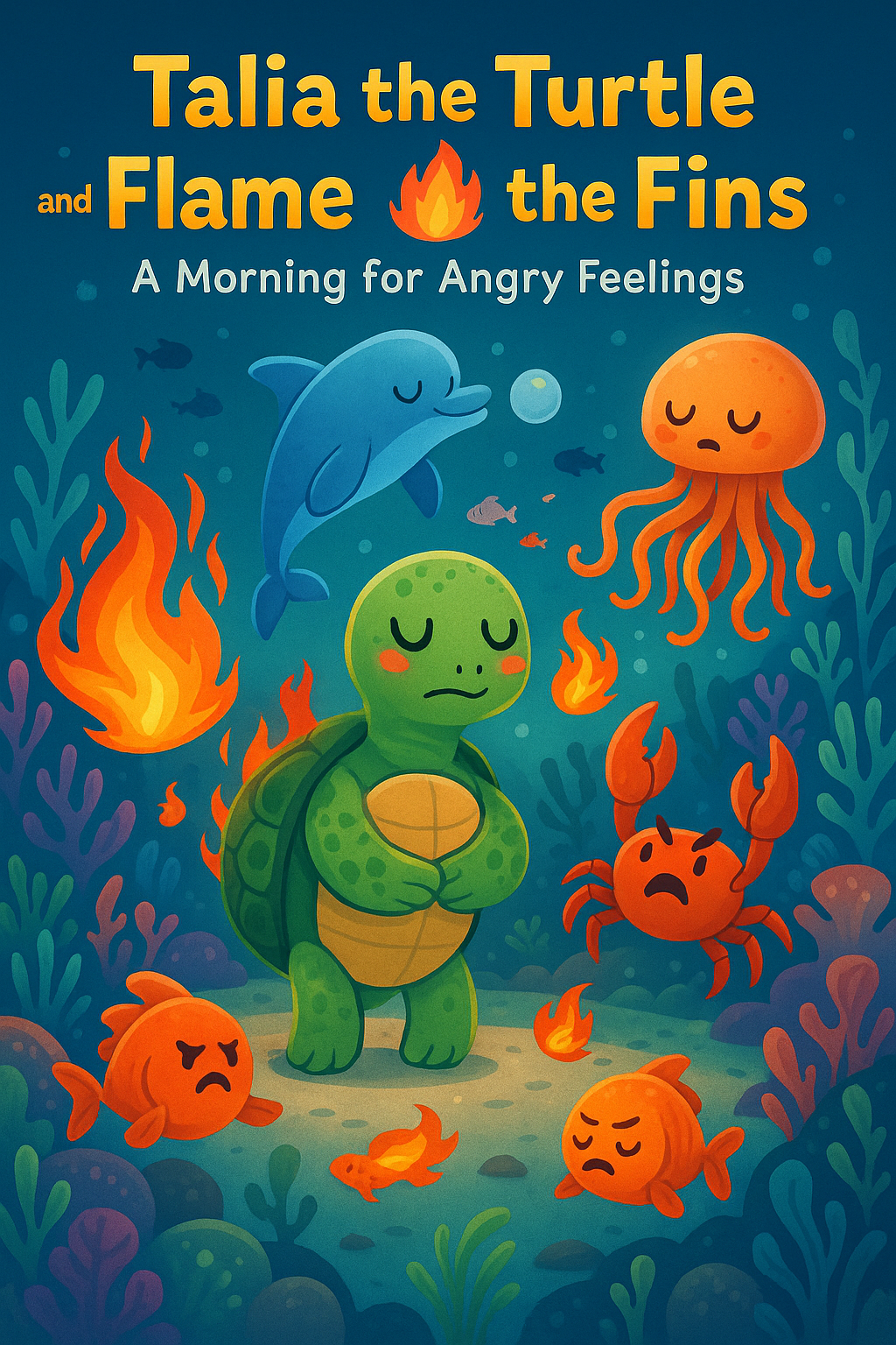Talia the Turtle and the Flame in the Fins: A Morning for Angry Feelings