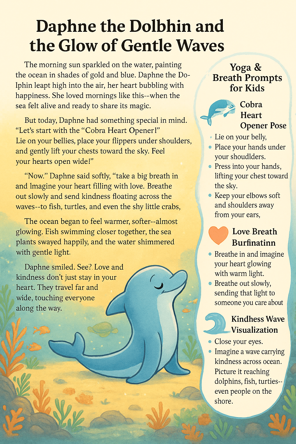Daphne the Dolphin and the Glow of Gentle&nbsp;Waves