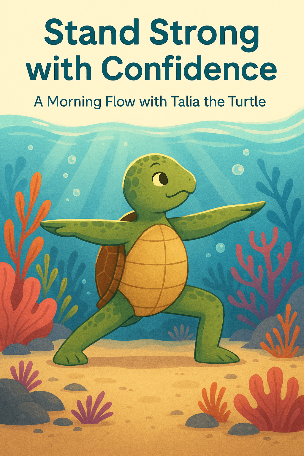 Stand Strong with Confidence: A Morning Flow with Talia the Turtle